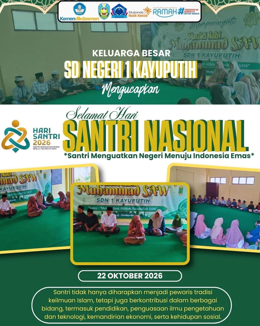 MEMPERINGATI HARI SANTRI NASIONAL